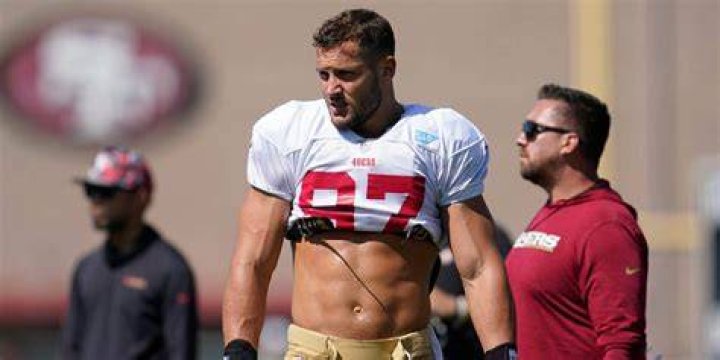 49ers star Nick Bosa has a burst fueled by sweat, sacrifice and a
